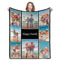 Personalized Birthday Keepsake Blanket - Custom Pictures and Messages