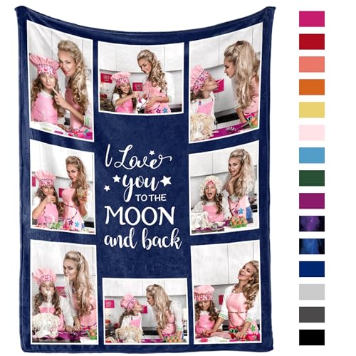Custom Pet Photo Blanket - Personalized Throw for Dog and Cat Lovers