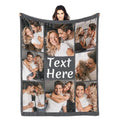 Personalized Photo Blanket - Thoughtful Gift for Dad or Husband to Celebrate Special Memories
