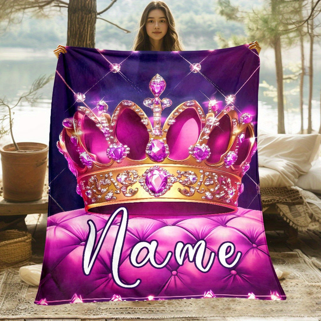 Custom Retirement Story Throw - Personalized Memory Collection Blanket