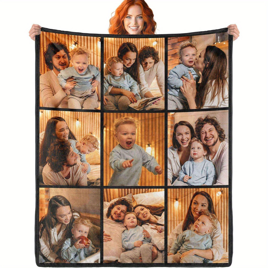 Custom Family Throw Blanket - Every Photo Tells a Story