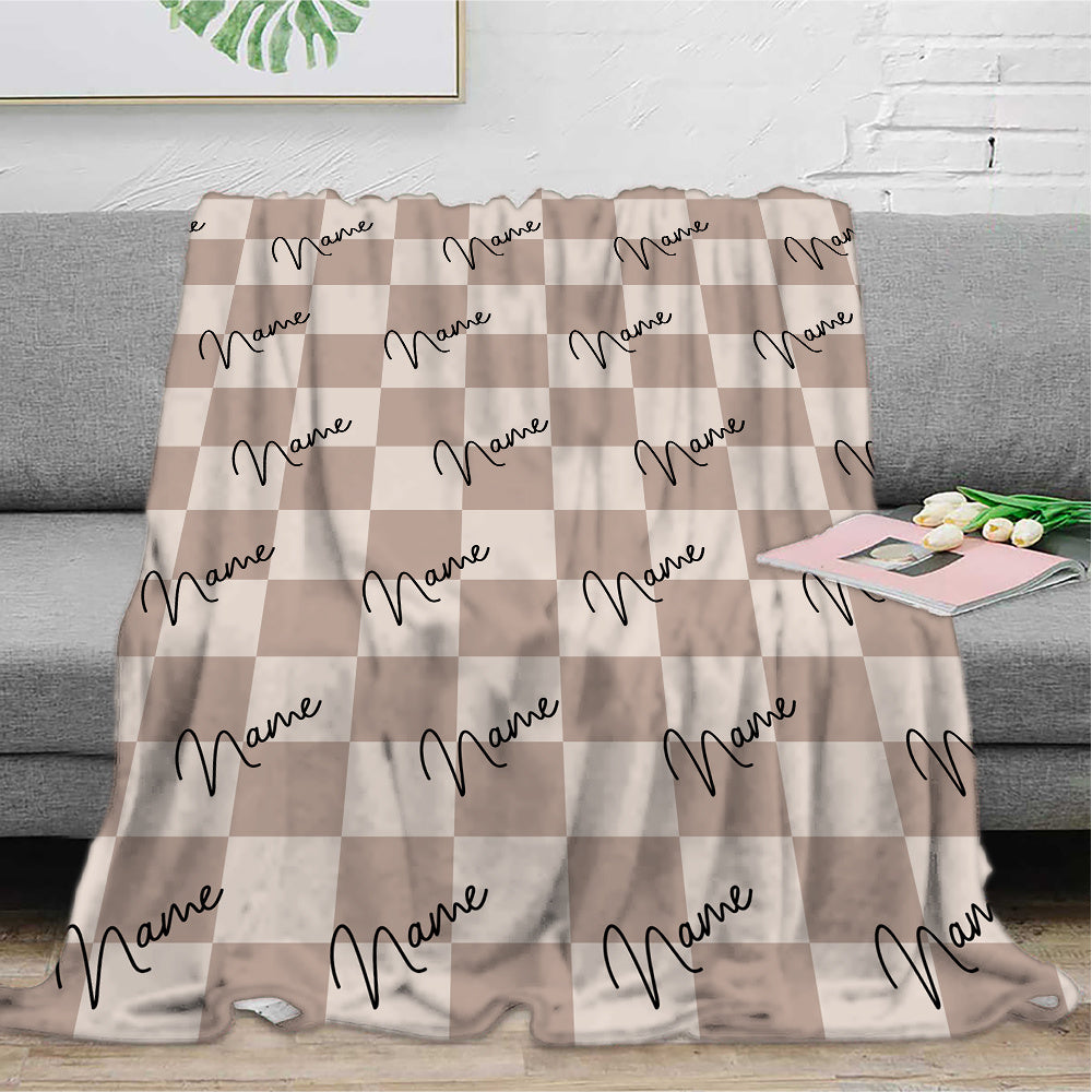 Personalized Family Memory Blanket - Soft Flannel Design