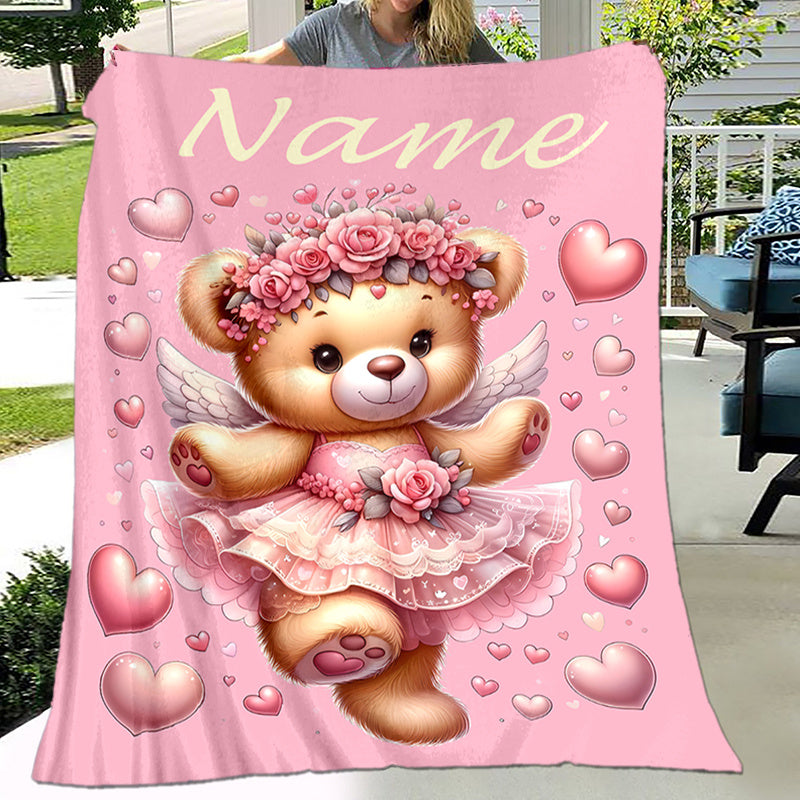Personalized Grandpa Story Blanket - Custom Memory Throw Design