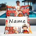 Custom Child Comfort Blanket - Personalized Family Photos and Memories