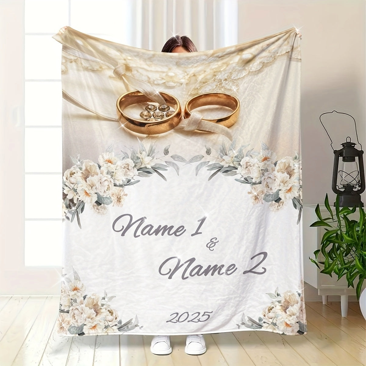 Custom Couple Memory Throw - Personalized Pictures for Meaningful Moments