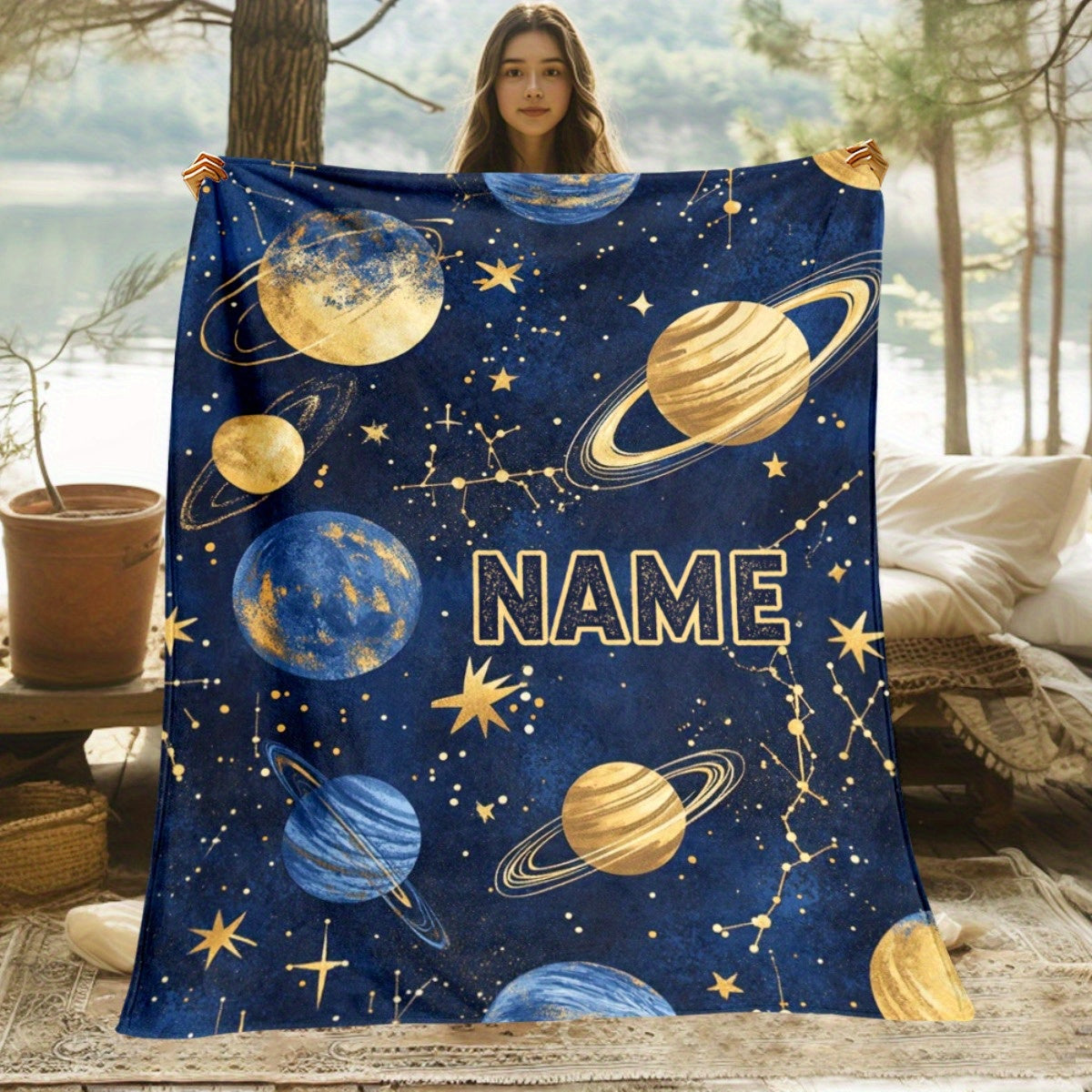 Custom Vacation Story Throw - Personalized Family Journey Collection