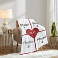 Personalized Anniversary Blanket - Custom Memory Throw