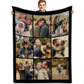 Custom Cat Photo Blanket - Personalized Pet Keepsake
