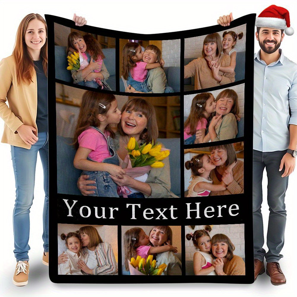 Custom Picture Throw for Home - Personalized Memory Blanket