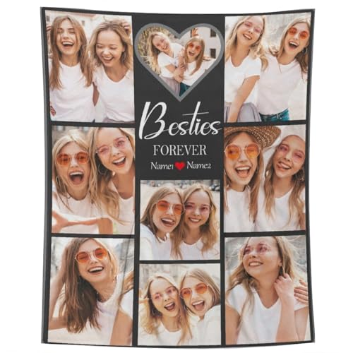 Custom Party Memory Blanket - Personalized Picture Throw for Loved Ones