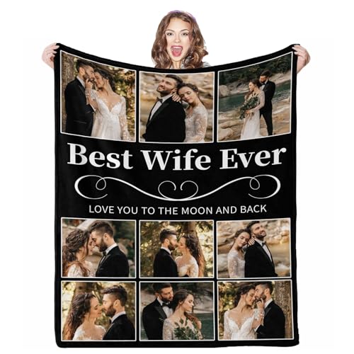 Personalized Christmas Throw Blanket - Custom Pictures for Holiday Comfort