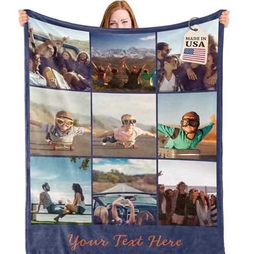Personalized Family Memory Blanket - Every Picture Has a Place