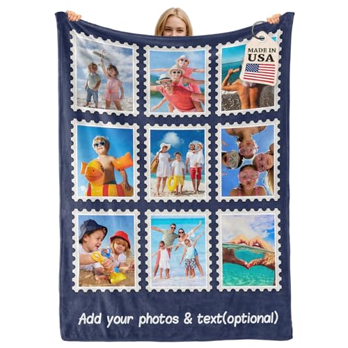 Personalized Photo Throw Blanket - Family Memories Made Beautiful