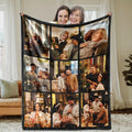 Personalized Family Photo Throw - Custom Cozy Blanket for Home
