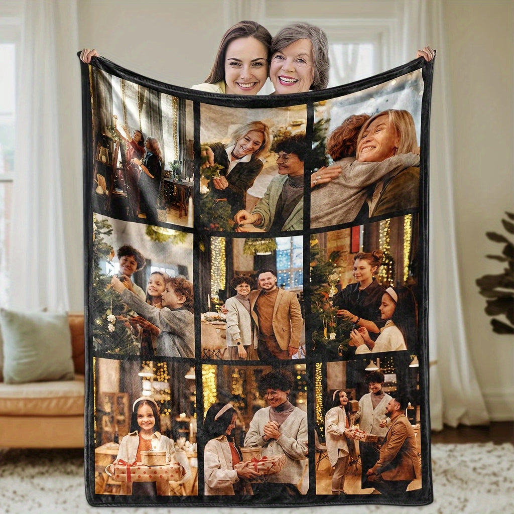 Personalized Adventure Keepsake Throw - Custom Picture Memory Design