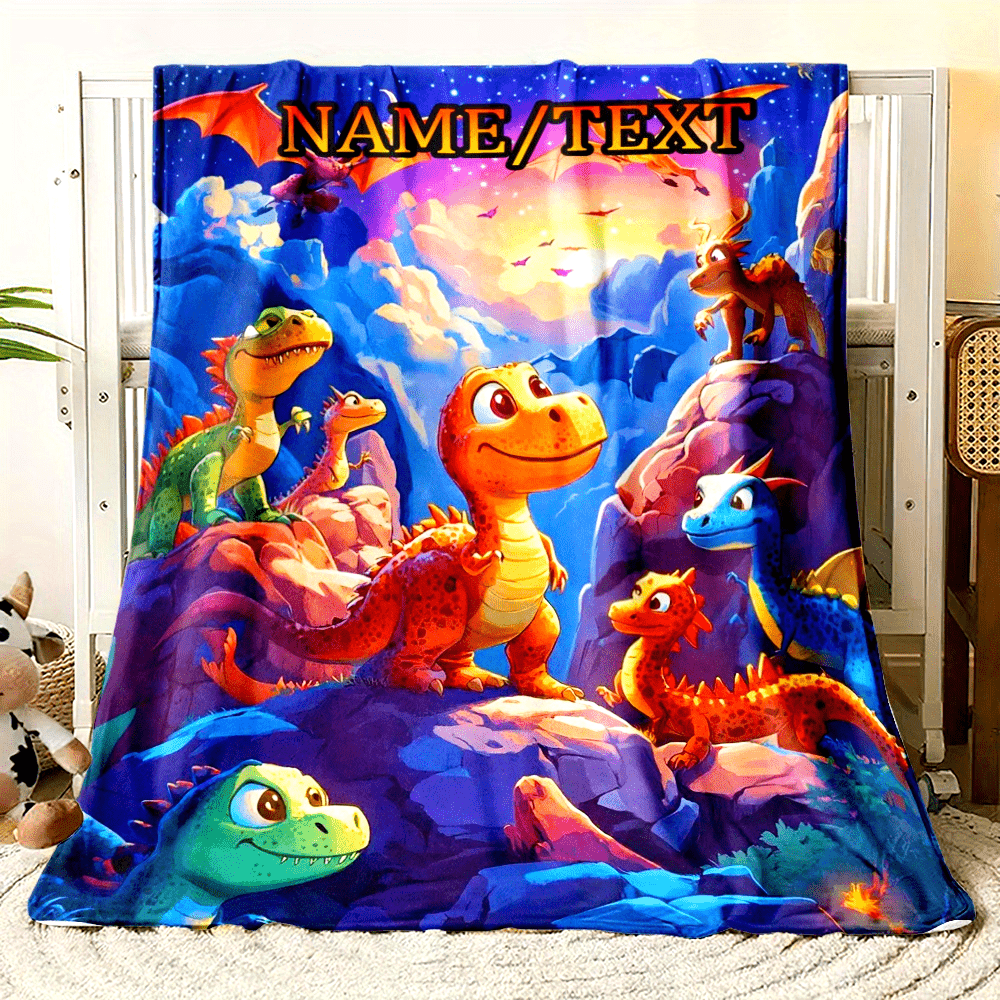 Custom Grandpa Blanket - Personalized Family Photo Throw for Cozy Living