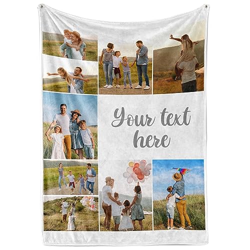 Custom Picture Keepsake Throw - Comfort Wrapped Around Your Story