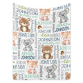 Personalized Pet Keepsake Blanket - Custom Animal Photos for Comfort