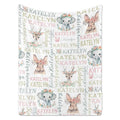 Custom Family Blanket for Dad - Personalized Comfort Gift
