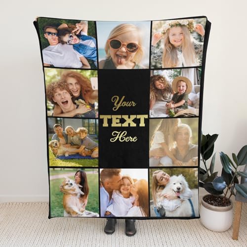Custom Remembrance Blanket - Personalized Memory Throw for Family
