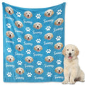 Personalized Grandma Blanket - Custom Family Pictures and Memories