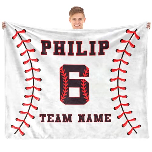 Custom Photo Gift Blanket for Grandpa - Personalized Fleece Throw