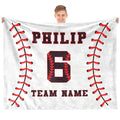 Custom Photo Gift Blanket for Grandpa - Personalized Fleece Throw