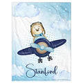 Custom Kids Comfort Blanket - Personalized Photo Throw for Children
