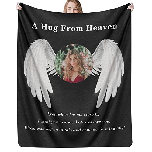 Personalized Grandma Photo Throw - Cozy Family Gift