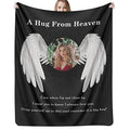 Personalized Grandma Photo Throw - Cozy Family Gift