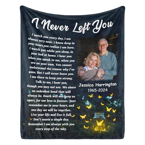 Personalized Comfort Blanket for Mom - Family Photo Gift