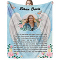 Personalized Grandpa Keepsake Blanket - Custom Family Photos