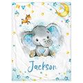 Custom College Story Blanket - Personalized Memory Throw Gift