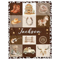 Personalized Retirement Keepsake Throw - Custom Celebration Photos