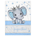 Custom Infant Keepsake Throw - Personalized Family Story Design