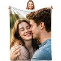 Personalized Friendship Throw Blanket - Custom Photo Design for Friends