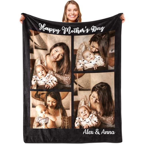 Personalized Tribute Blanket - Custom Pictures Honoring Loved Ones