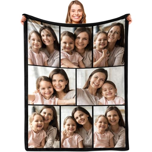 Personalized Graduation Memory Blanket - Custom School Photos and Achievements