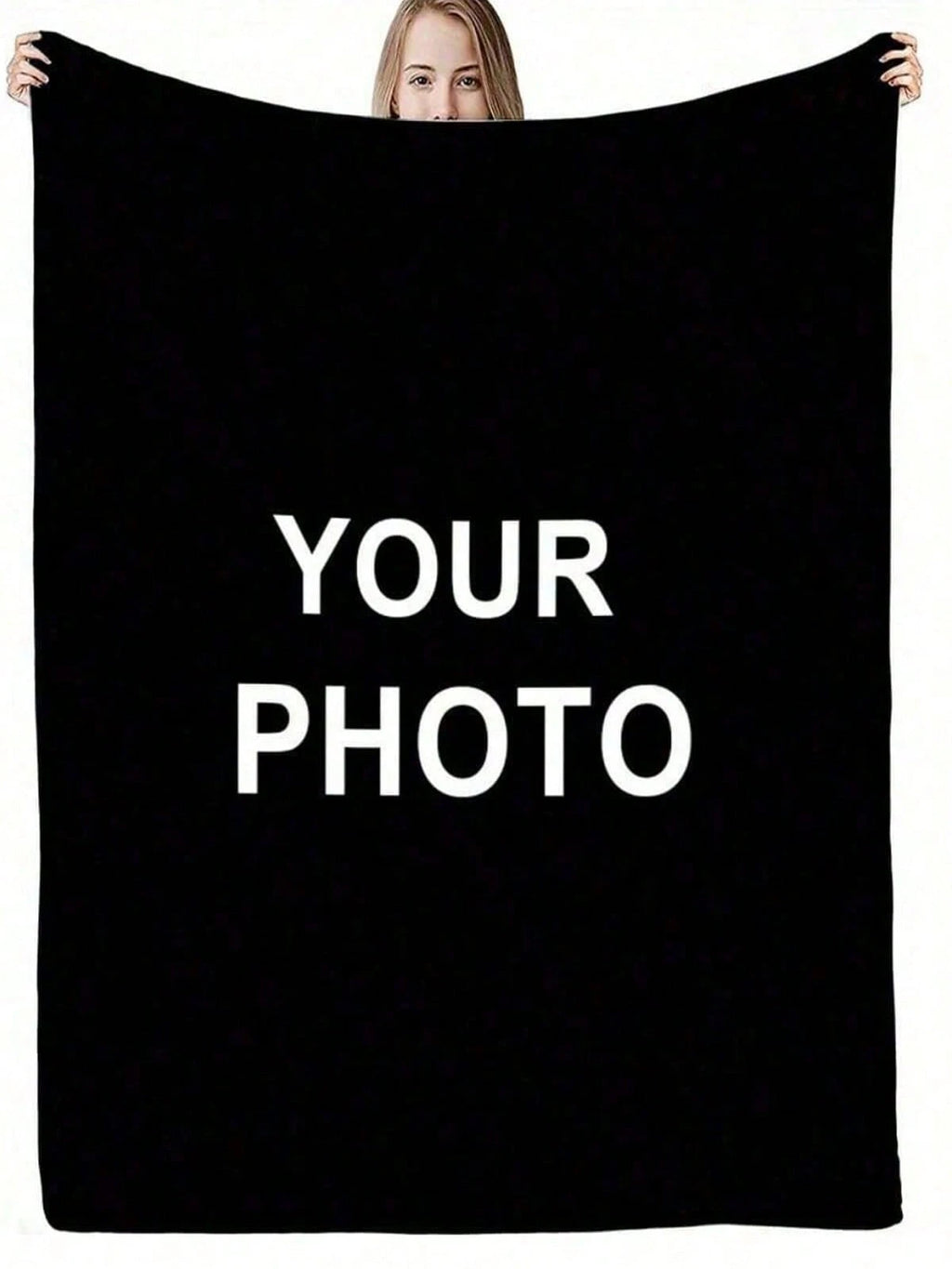 Custom Photo Blanket - Personalized Throw for Couples and Family Gifts