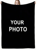 Custom Photo Blanket - Personalized Throw for Couples and Family Gifts