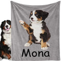 Custom Fleece Blanket with Photo - Personalized Gift for Couples and Loved Ones