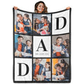 Personalized Blanket Gift - Custom Family Photo Throw for Loved Ones