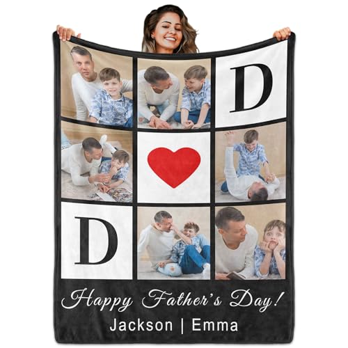 Custom Picture Throw Blanket - Personalized Gift for Home and Family