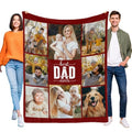 Personalized Reunion Memory Blanket - Custom Family Photos and Stories