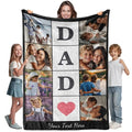 Personalized Memorial Keepsake Blanket - Custom Photos and Messages