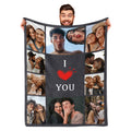 Personalized Baby Memory Blanket - Custom Picture Keepsake for Families