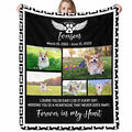 Personalized Anniversary Memory Blanket - Custom Couple Photos in Soft Fleece