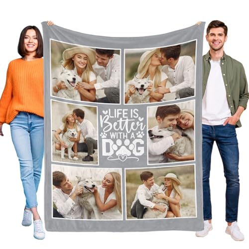 Custom Family Keepsake Blanket - Personalized Photo Throw Gift