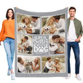 Custom Family Keepsake Blanket - Personalized Photo Throw Gift