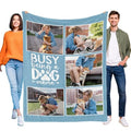 Personalized Blanket for Grandma - Custom Family Photo Throw